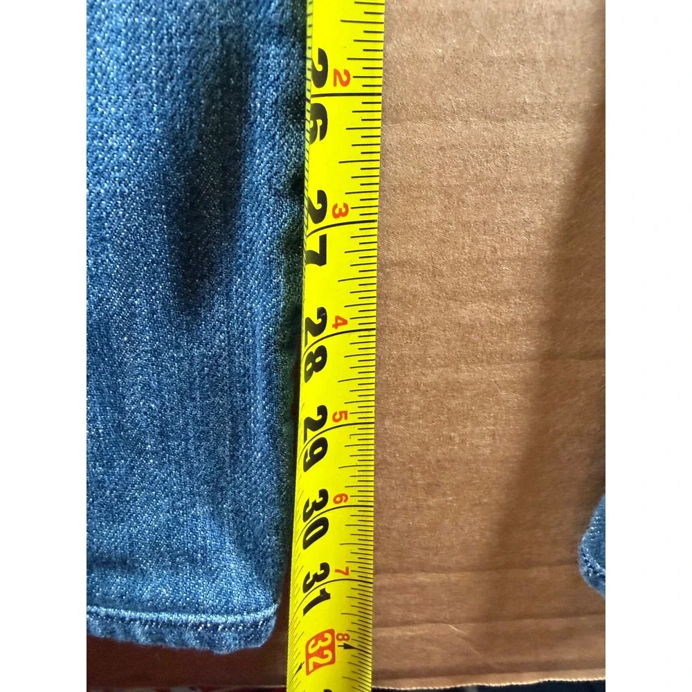 7 For All Mankind Flare Jeans Womens 29 Blue Low Rise Stretch Denim U076055U